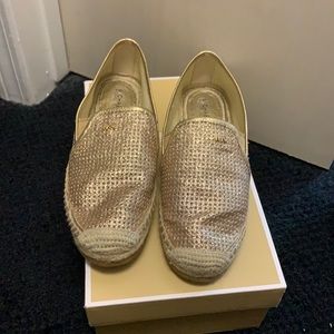Gold Slip Ons